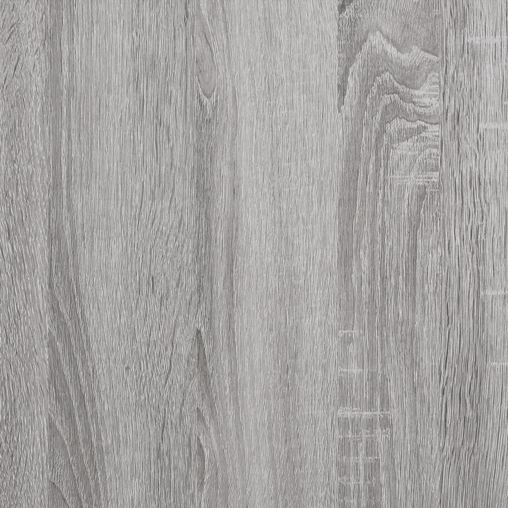 Wandkast 80x33x80 cm bewerkt hout grijs sonoma eikenkleurig is nu te koop bij PeponiXL, paradijselijk wonen!
