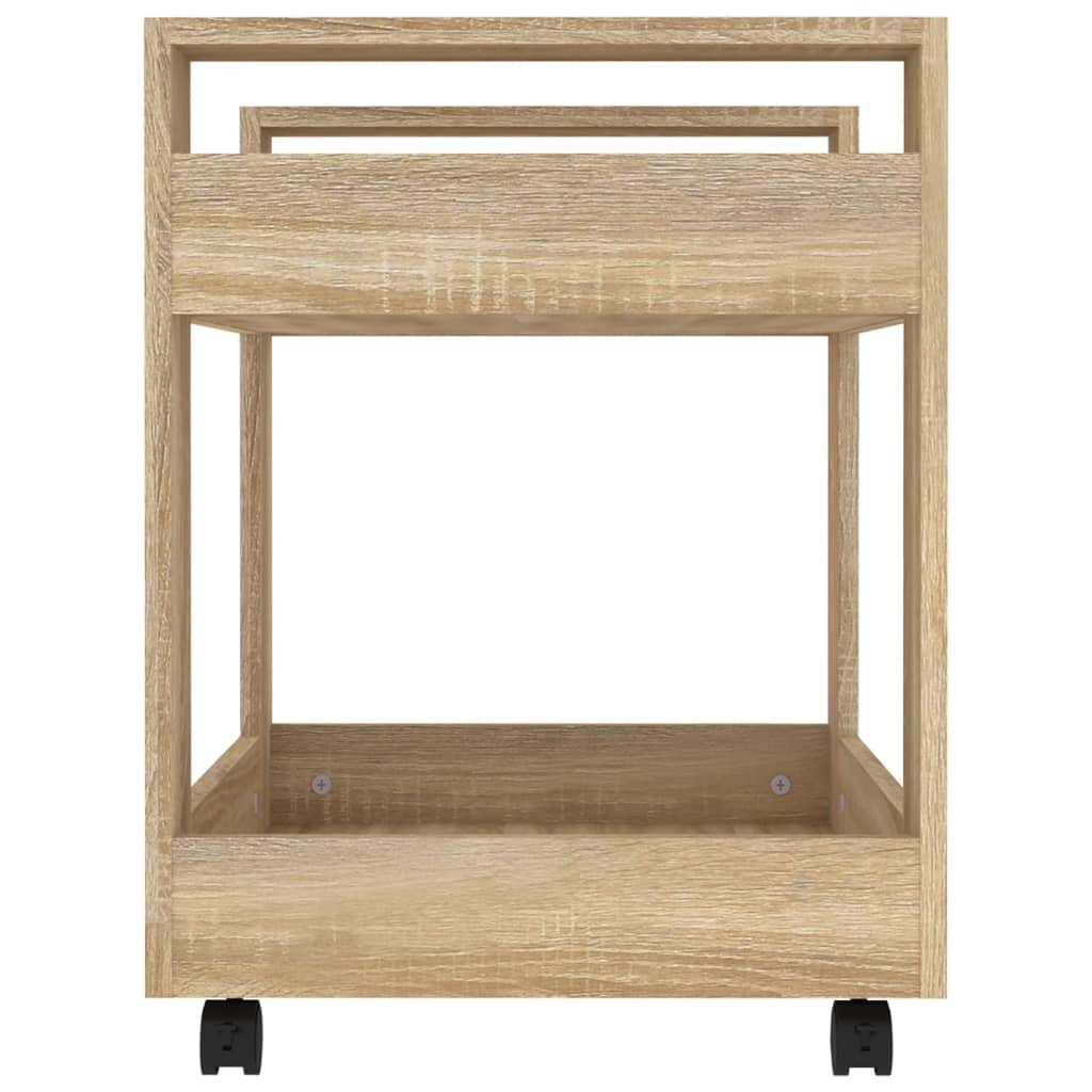 Bureaukastje 60x45x60 cm bewerkt hout sonama eikenkleurig is nu te koop bij PeponiXL, paradijselijk wonen!
