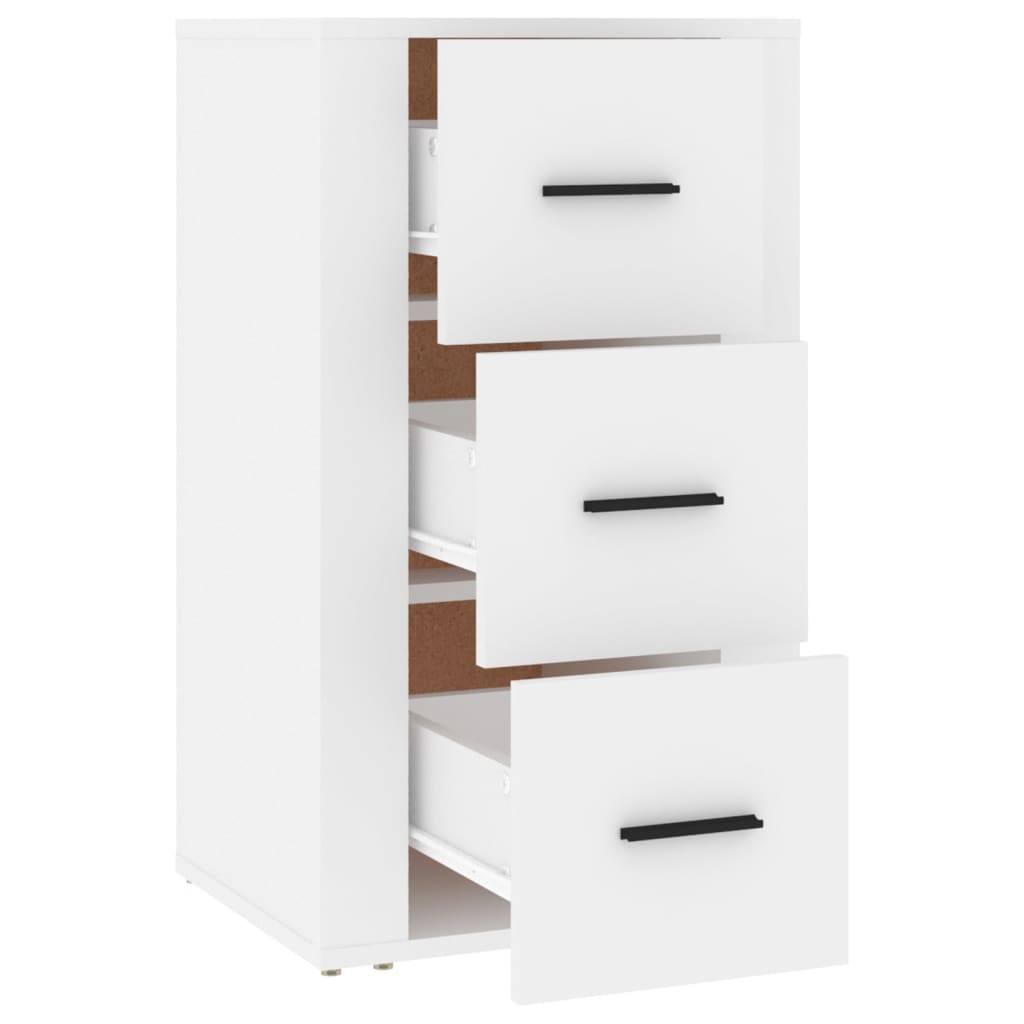 Dressoir 40x33x70 cm bewerkt hout wit is nu te koop bij PeponiXL, paradijselijk wonen!