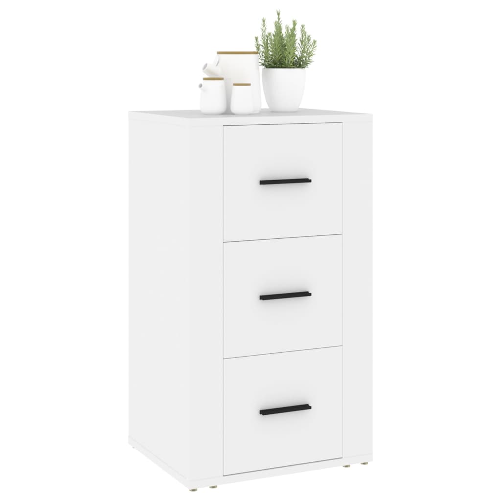 Dressoir 40x33x70 cm bewerkt hout wit is nu te koop bij PeponiXL, paradijselijk wonen!