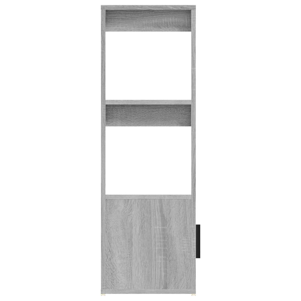 Dressoir 80x30x90 cm bewerkt hout grijs sonoma eikenkleurig is nu te koop bij PeponiXL, paradijselijk wonen!