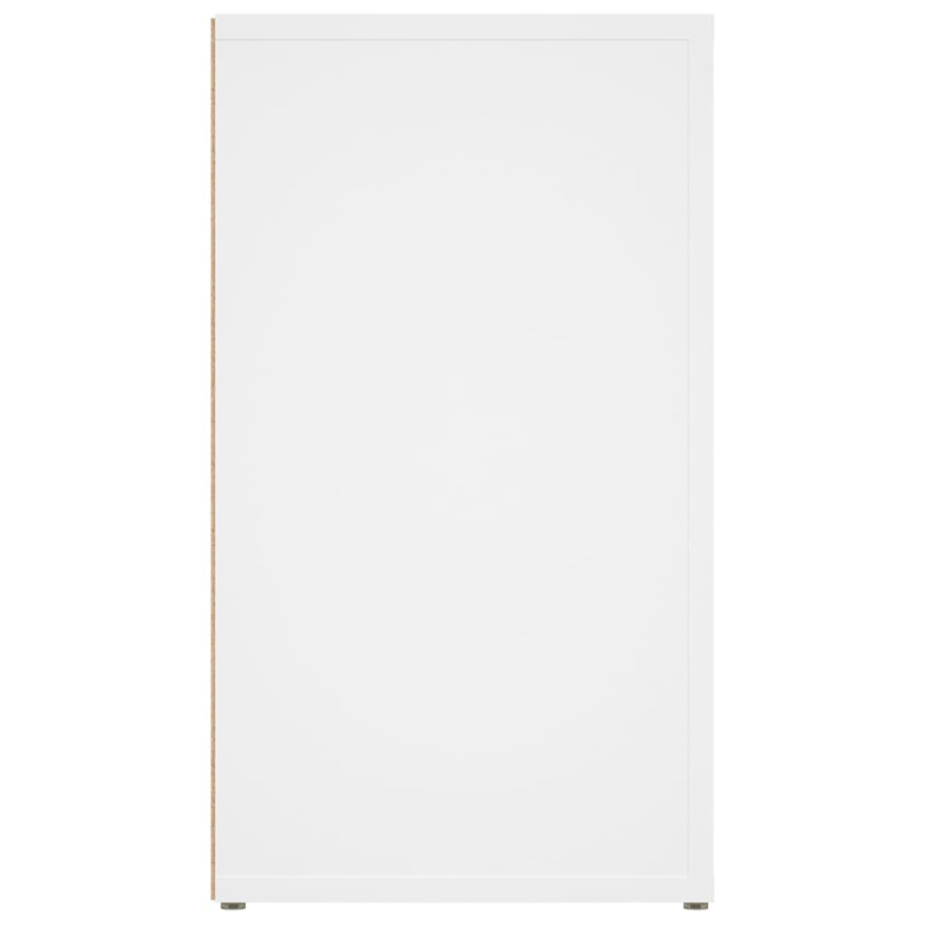 Dressoir 80x30x54 cm bewerkt hout wit is nu te koop bij PeponiXL, paradijselijk wonen!