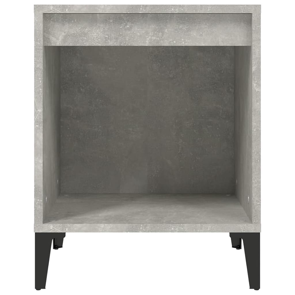 Nachtkastje 40x35x50 cm betongrijs is nu te koop bij PeponiXL, paradijselijk wonen!