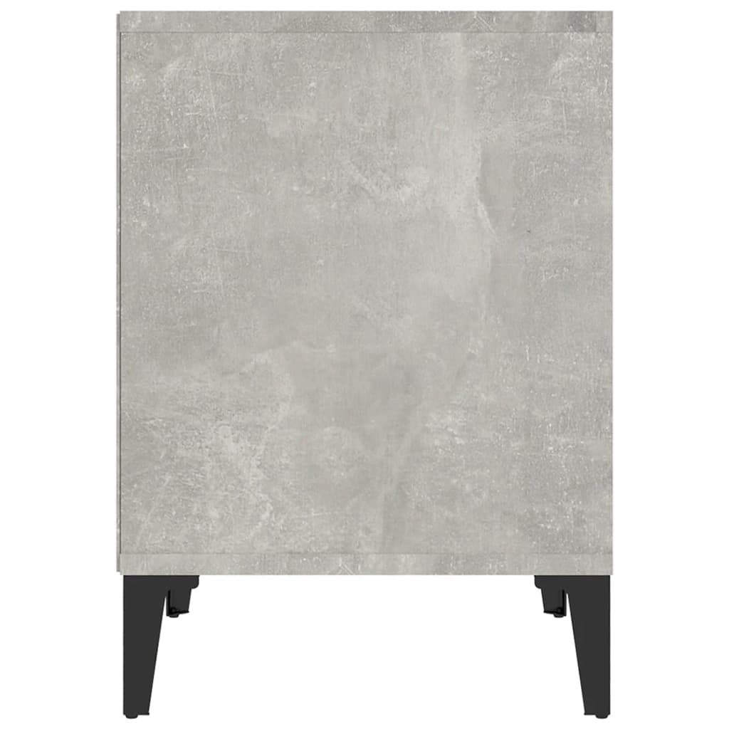 Nachtkastje 40x35x50 cm betongrijs is nu te koop bij PeponiXL, paradijselijk wonen!