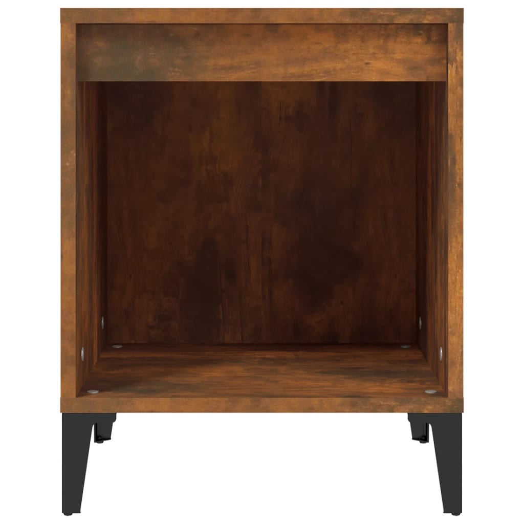 Nachtkastjes 2 st 40x35x50 cm gerookt eikenkleurig is nu te koop bij PeponiXL, paradijselijk wonen!