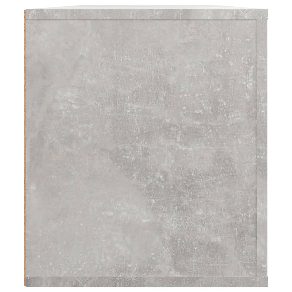 Tv-meubel 100x35x40 cm bewerkt hout betongrijs is nu te koop bij PeponiXL, paradijselijk wonen!