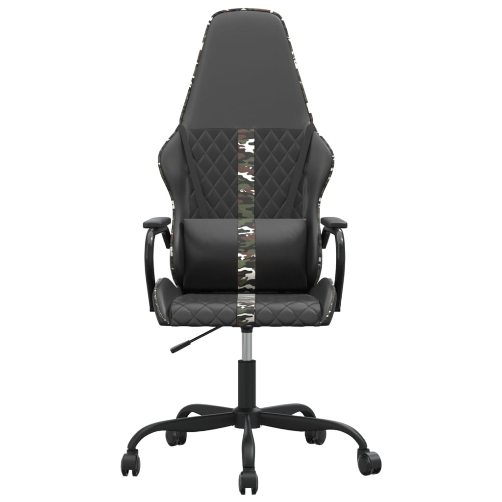 Gamestoel kunstleer zwart en camouflage is nu te koop bij PeponiXL, paradijselijk wonen!