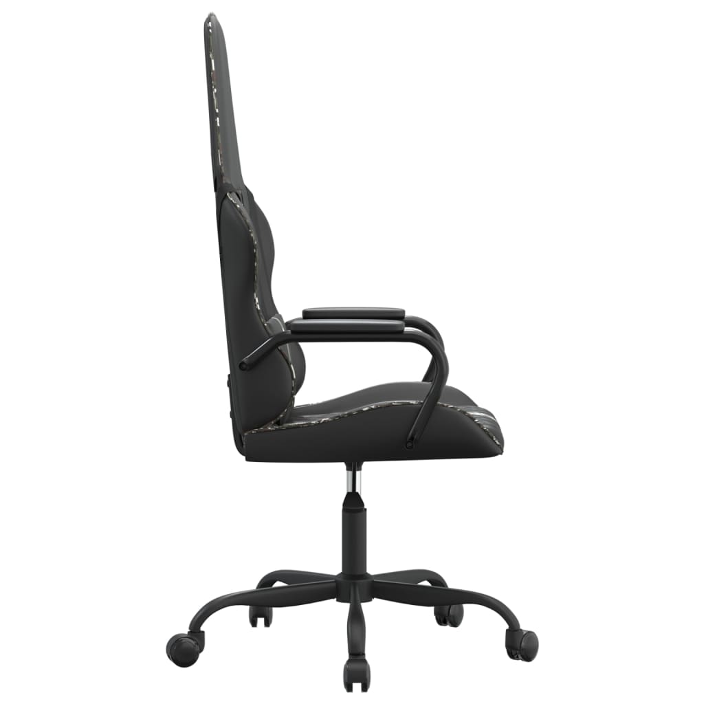Gamestoel kunstleer zwart en camouflage is nu te koop bij PeponiXL, paradijselijk wonen!