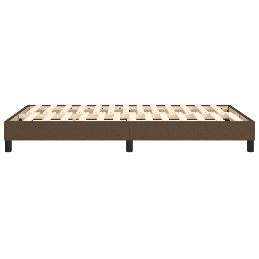 Boxspring bed 120x200 cm stof donkerbruin is nu te koop bij PeponiXL, paradijselijk wonen!