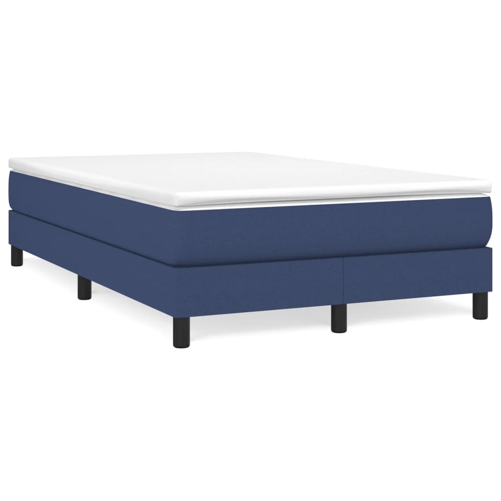 Boxspring bed 120x200 cm stof blauw is nu te koop bij PeponiXL, paradijselijk wonen!