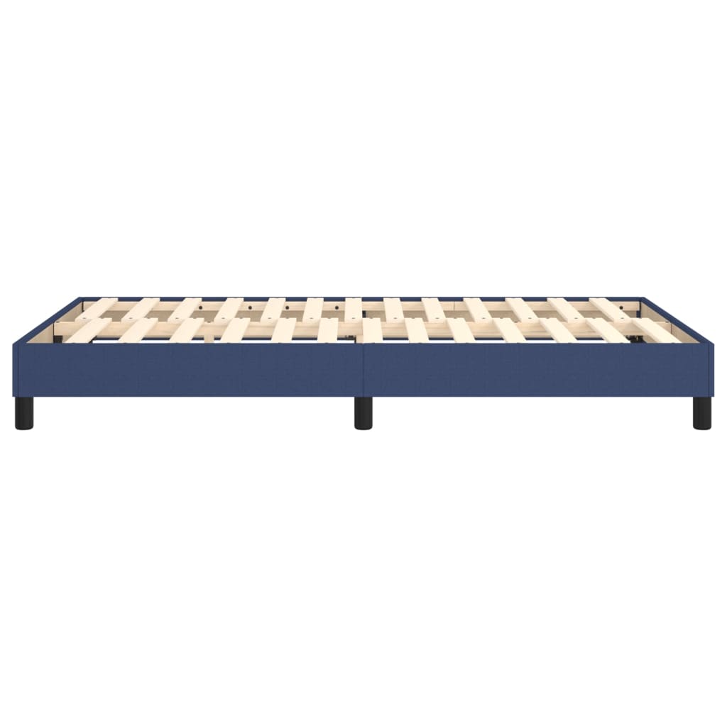 Boxspring bed 120x200 cm stof blauw is nu te koop bij PeponiXL, paradijselijk wonen!