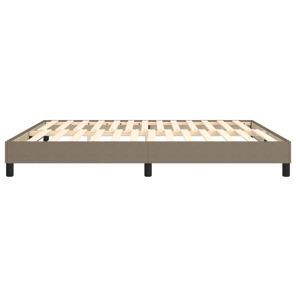 Boxspring bed stof taupe 160x200 cm is nu te koop bij PeponiXL, paradijselijk wonen!