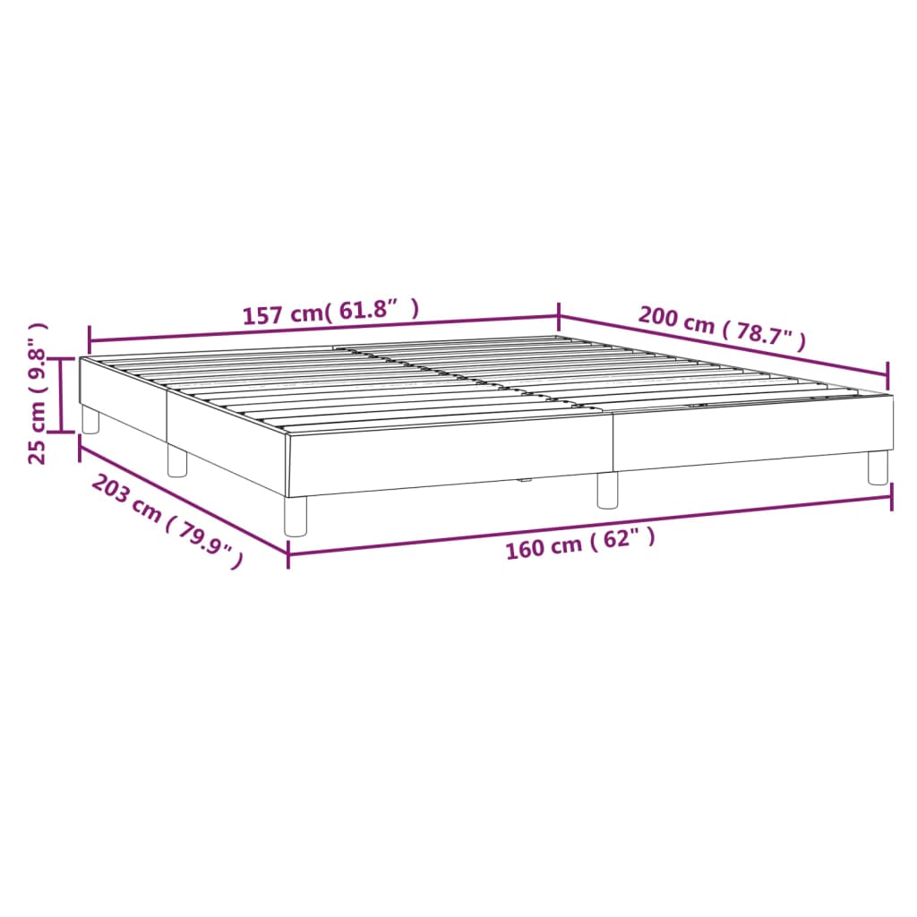 Boxspring bed stof taupe 160x200 cm is nu te koop bij PeponiXL, paradijselijk wonen!