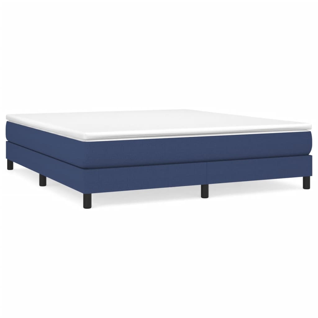 Boxspring bed stof blauw 180x200 cm is nu te koop bij PeponiXL, paradijselijk wonen!