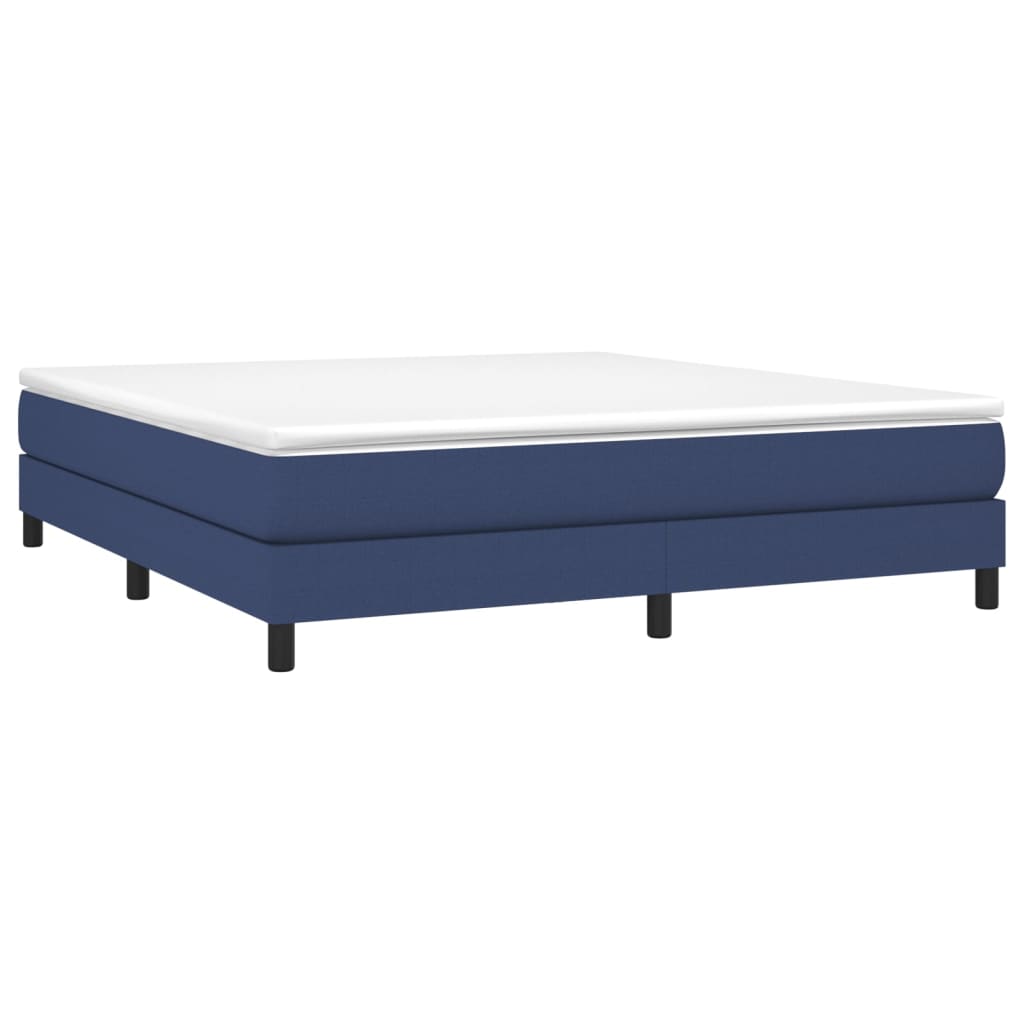 Boxspring bed stof blauw 180x200 cm is nu te koop bij PeponiXL, paradijselijk wonen!