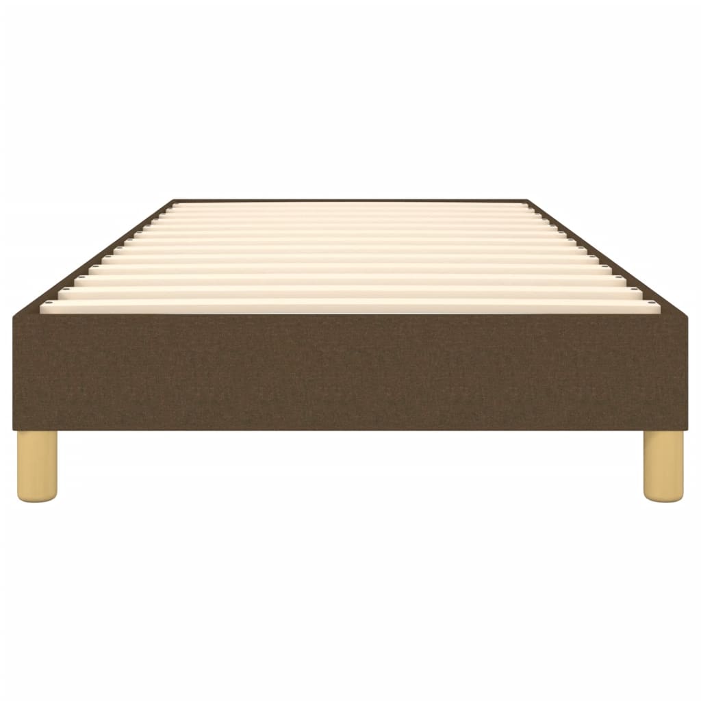 Boxspring bed 90x190 cm stof donkerbruin is nu te koop bij PeponiXL, paradijselijk wonen!