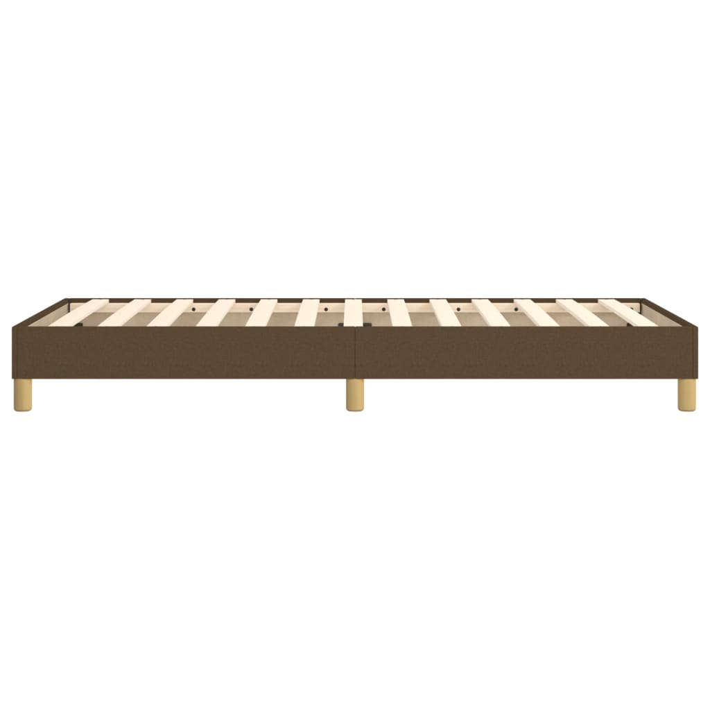 Boxspring bed 90x190 cm stof donkerbruin is nu te koop bij PeponiXL, paradijselijk wonen!
