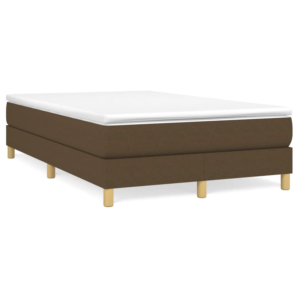 Boxspring bed 120x200 cm stof donkerbruin is nu te koop bij PeponiXL, paradijselijk wonen!