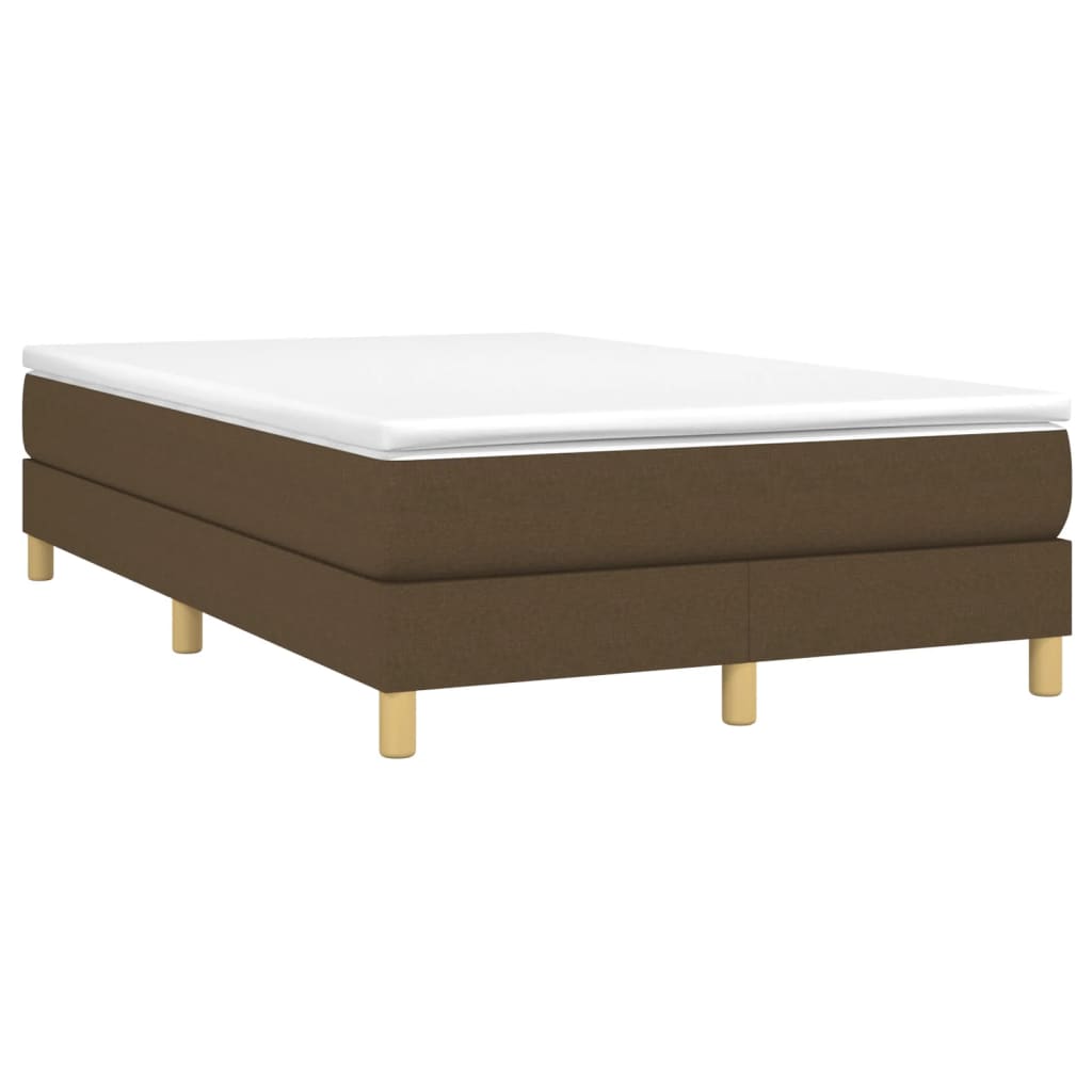 Boxspring bed 120x200 cm stof donkerbruin is nu te koop bij PeponiXL, paradijselijk wonen!