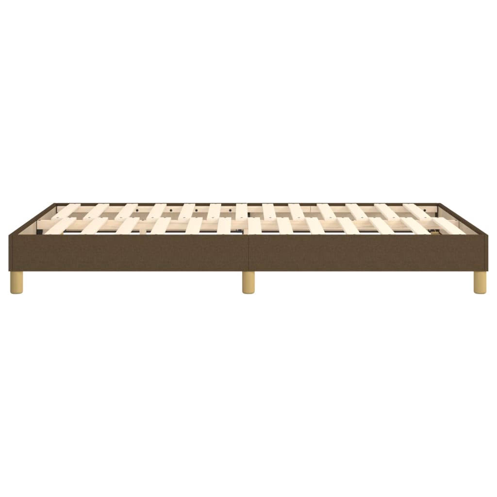 Boxspring bed 120x200 cm stof donkerbruin is nu te koop bij PeponiXL, paradijselijk wonen!