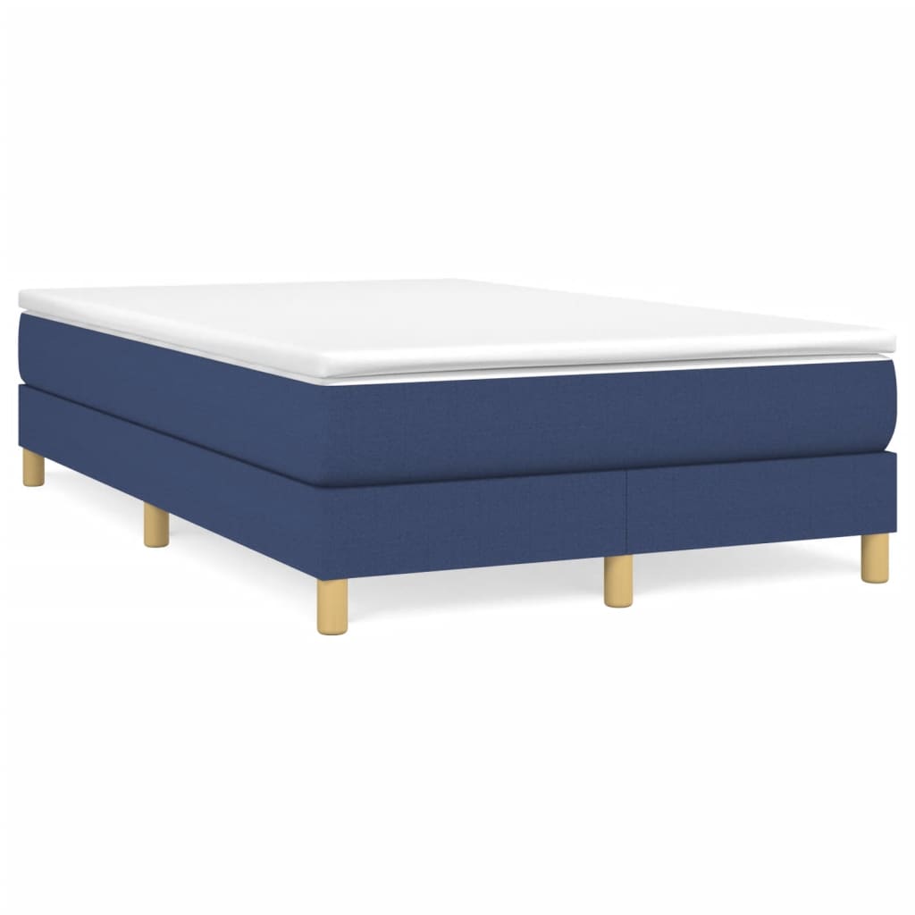Boxspring bed 120x200 cm stof blauw is nu te koop bij PeponiXL, paradijselijk wonen!
