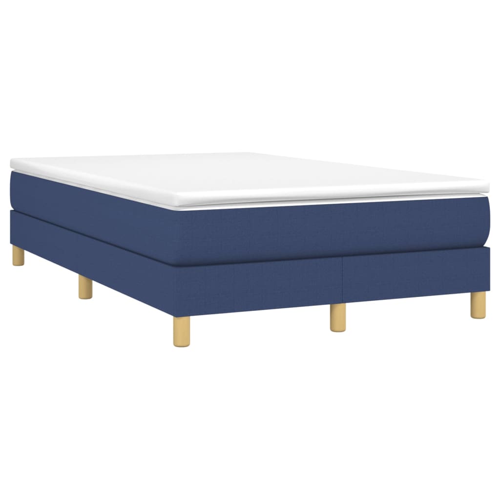 Boxspring bed 120x200 cm stof blauw is nu te koop bij PeponiXL, paradijselijk wonen!