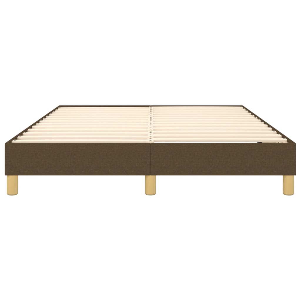 Boxspring bed stof donkerbruin 140x200 cm is nu te koop bij PeponiXL, paradijselijk wonen!