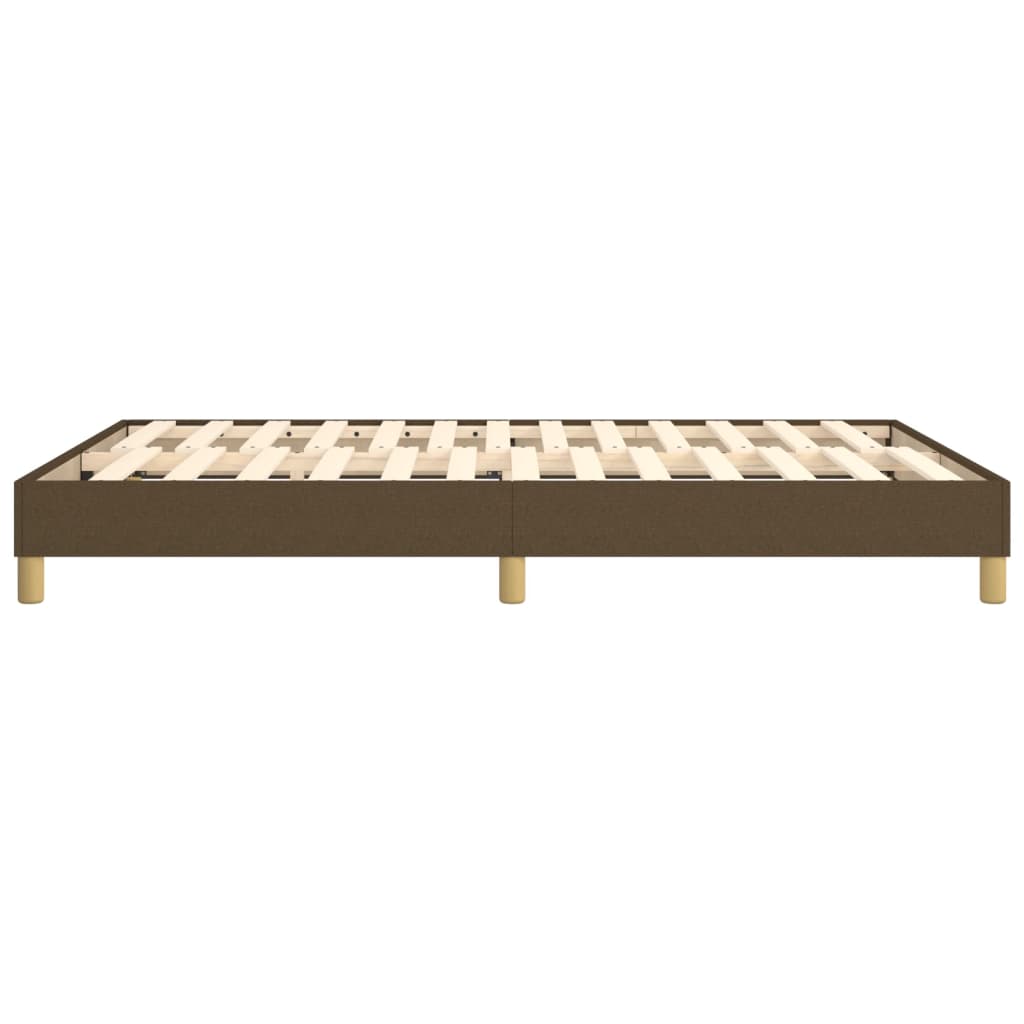 Boxspring bed stof donkerbruin 140x200 cm is nu te koop bij PeponiXL, paradijselijk wonen!