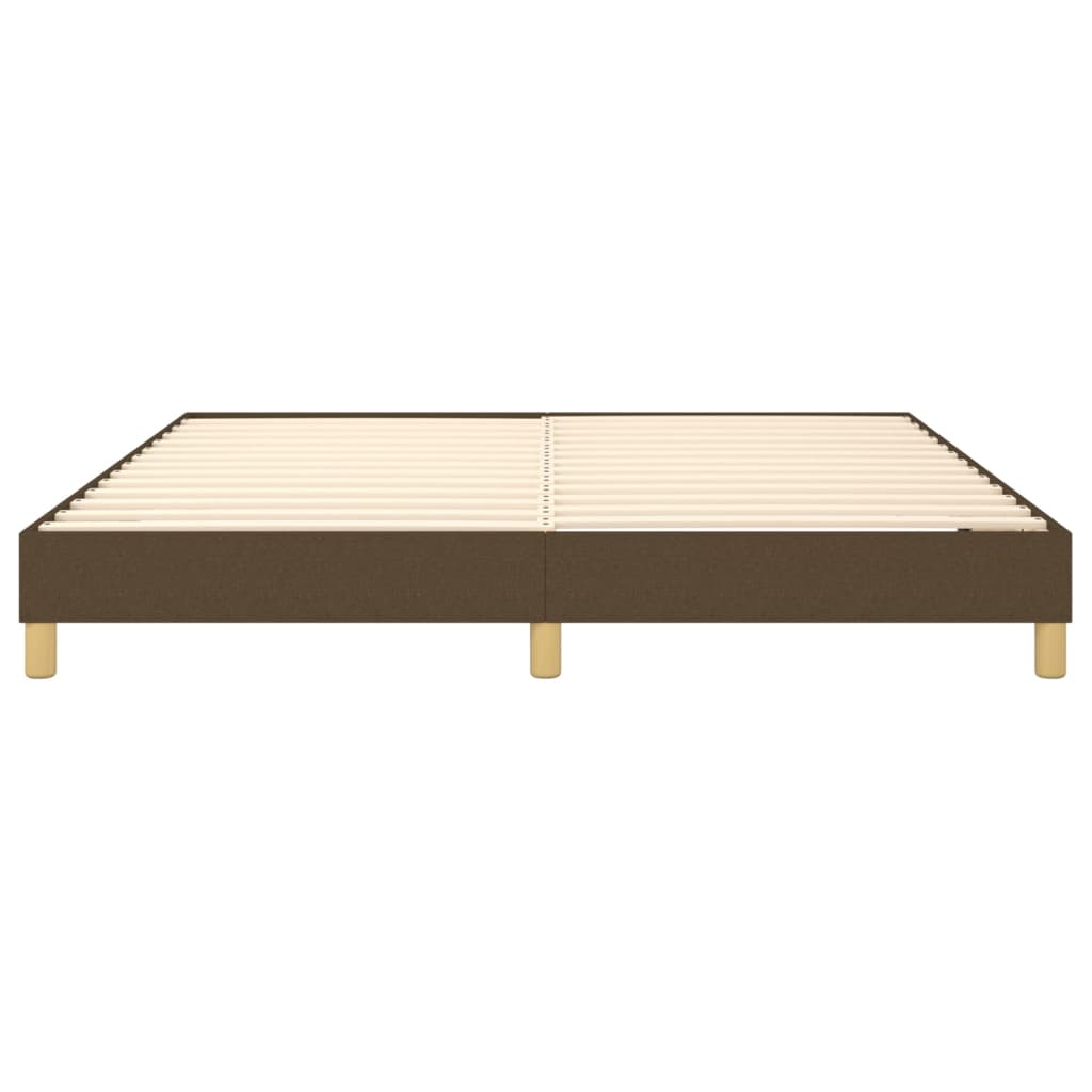 Boxspring bed stof donkerbruin 160x200 cm is nu te koop bij PeponiXL, paradijselijk wonen!