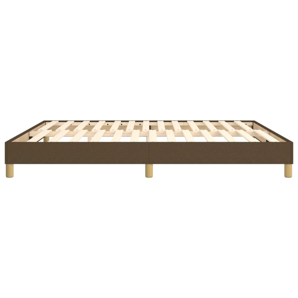 Boxspring bed stof donkerbruin 160x200 cm is nu te koop bij PeponiXL, paradijselijk wonen!
