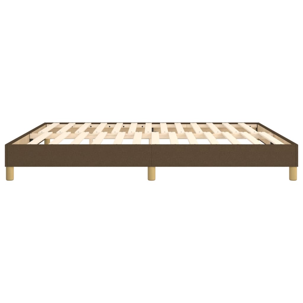 Boxspring bed stof donkerbruin 180x200 cm is nu te koop bij PeponiXL, paradijselijk wonen!