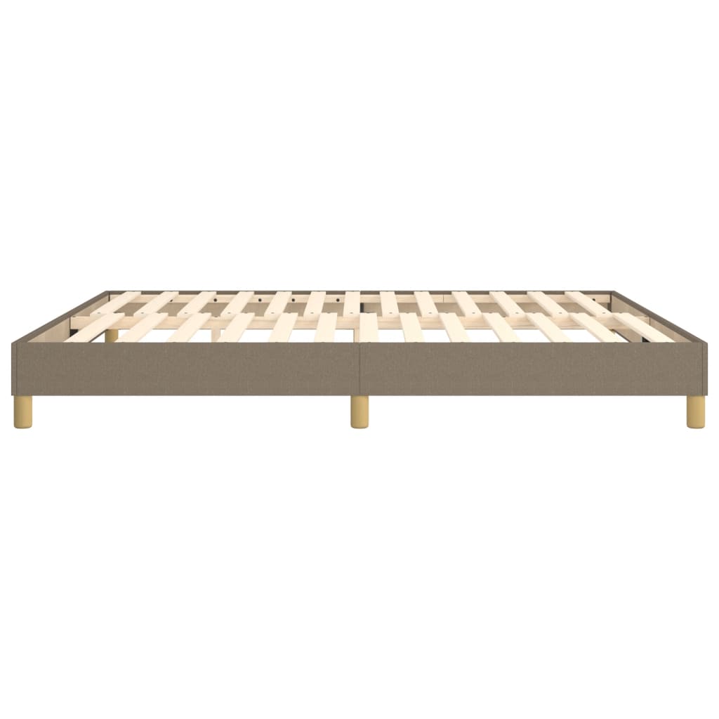 Boxspring bed stof taupe 180x200 cm is nu te koop bij PeponiXL, paradijselijk wonen!