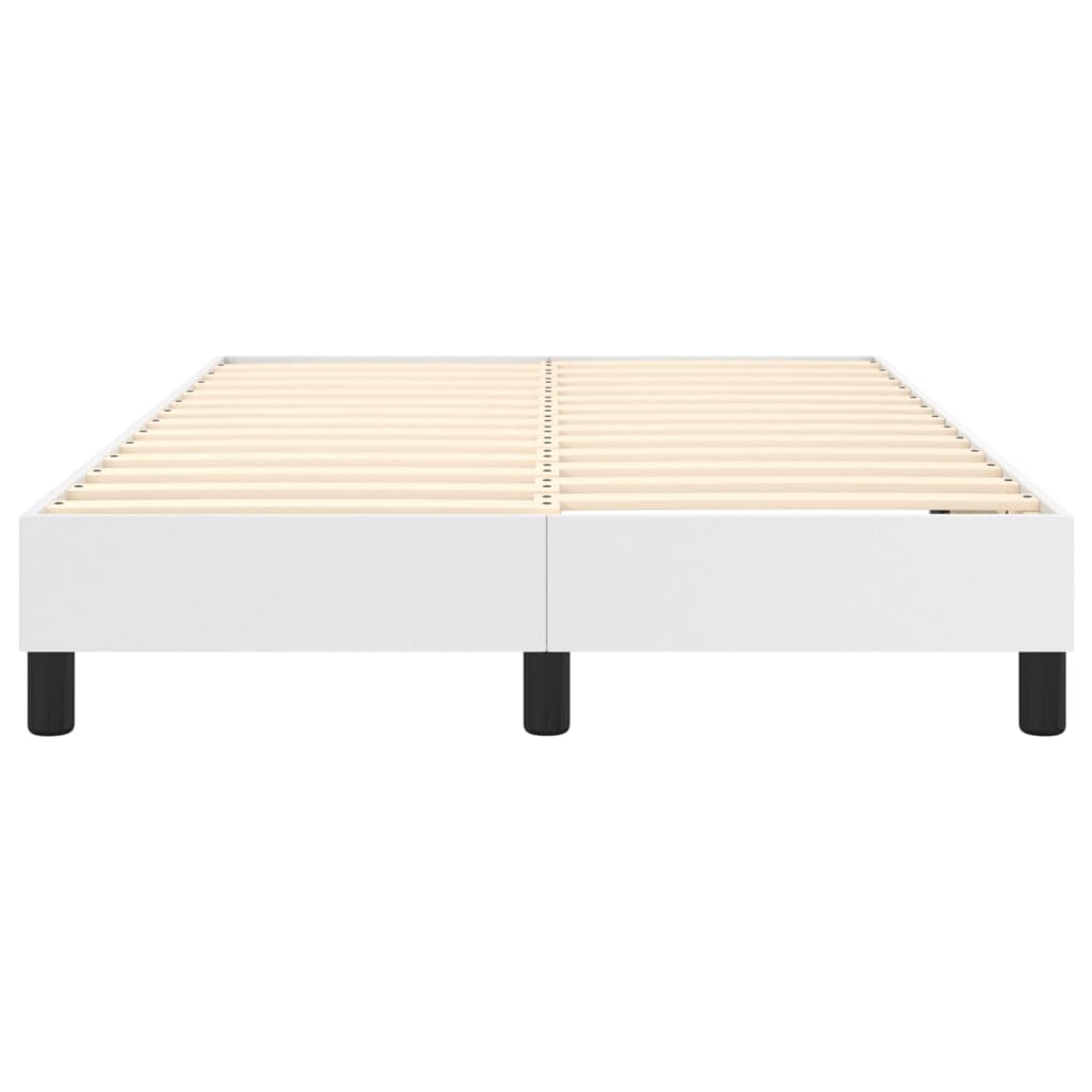 Boxspring bed kunstleer wit 120x200 cm is nu te koop bij PeponiXL, paradijselijk wonen!