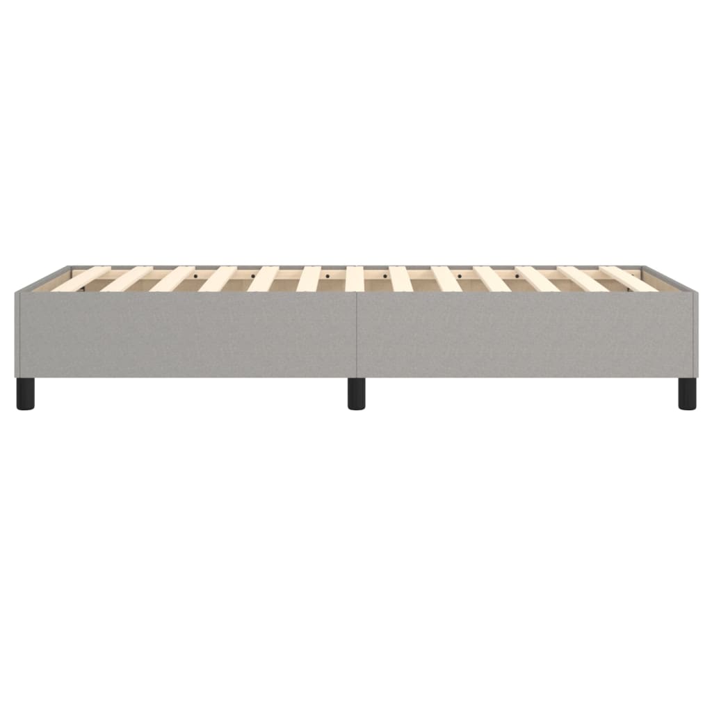 Boxspring bed 80x200 cm stof lichtgrijs is nu te koop bij PeponiXL, paradijselijk wonen!