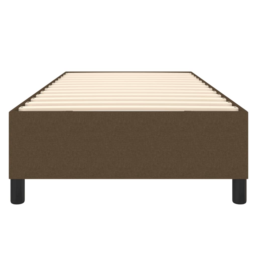 Boxspring bed 80x200 cm stof donkerbruin is nu te koop bij PeponiXL, paradijselijk wonen!