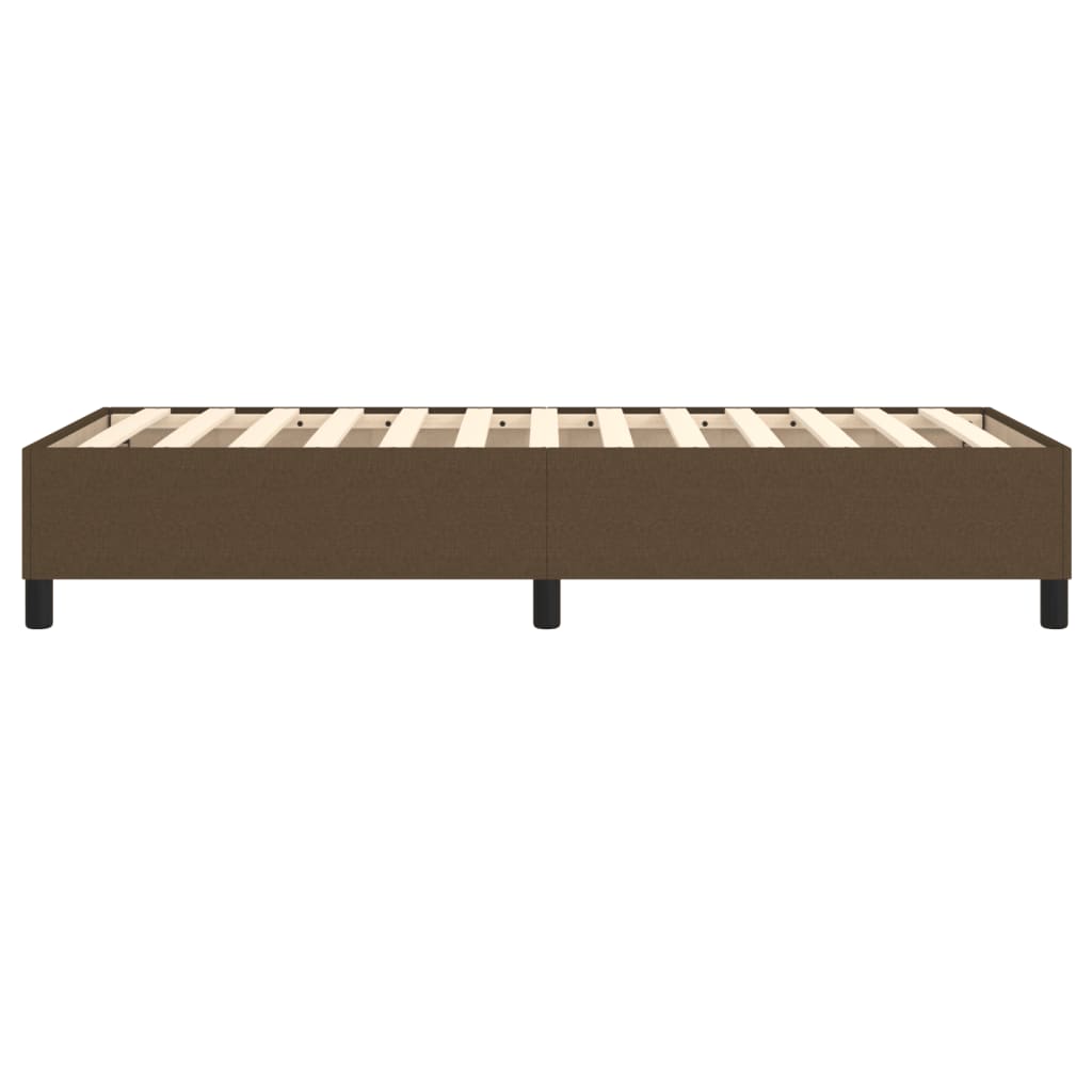 Boxspring bed 80x200 cm stof donkerbruin is nu te koop bij PeponiXL, paradijselijk wonen!