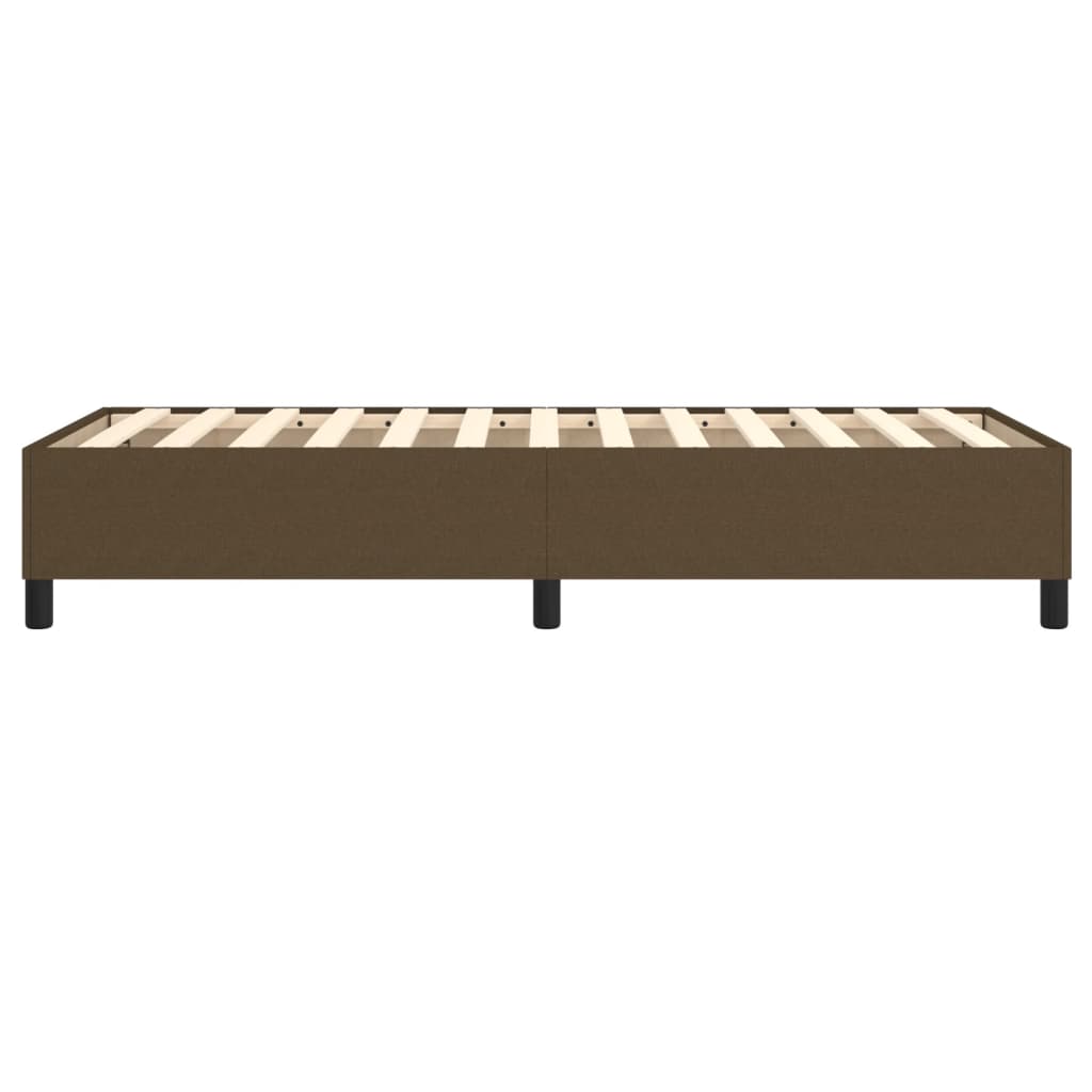 Boxspring bed 90x190 cm stof donkerbruin is nu te koop bij PeponiXL, paradijselijk wonen!