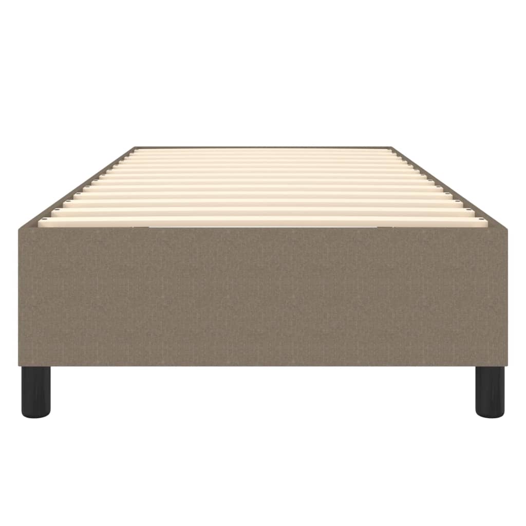 Boxspring bed 90x190 cm stof taupe is nu te koop bij PeponiXL, paradijselijk wonen!