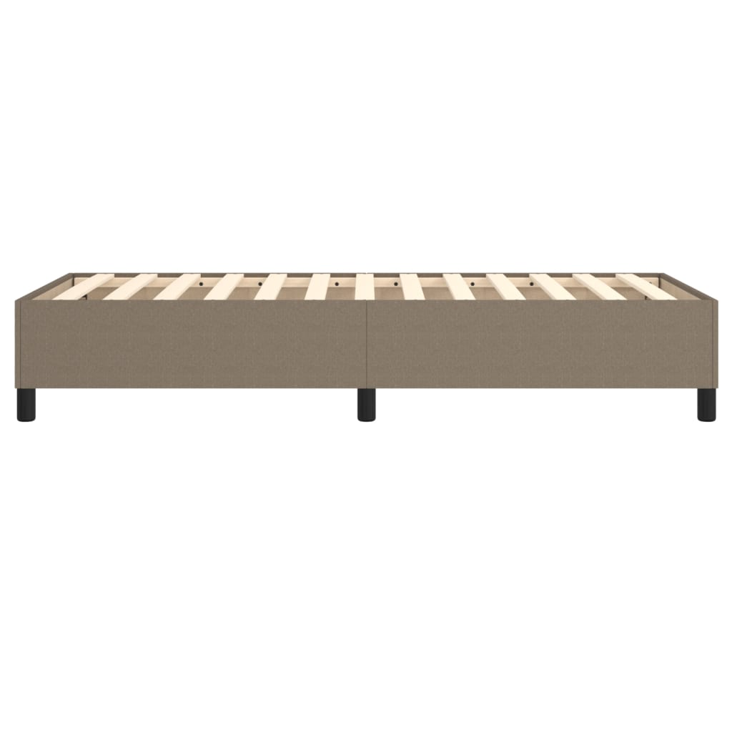 Boxspring bed 90x190 cm stof taupe is nu te koop bij PeponiXL, paradijselijk wonen!