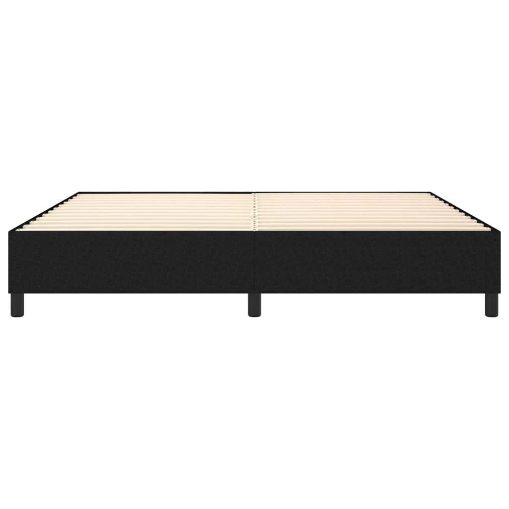 Boxspring bed stof zwart 200x200 cm is nu te koop bij PeponiXL, paradijselijk wonen!