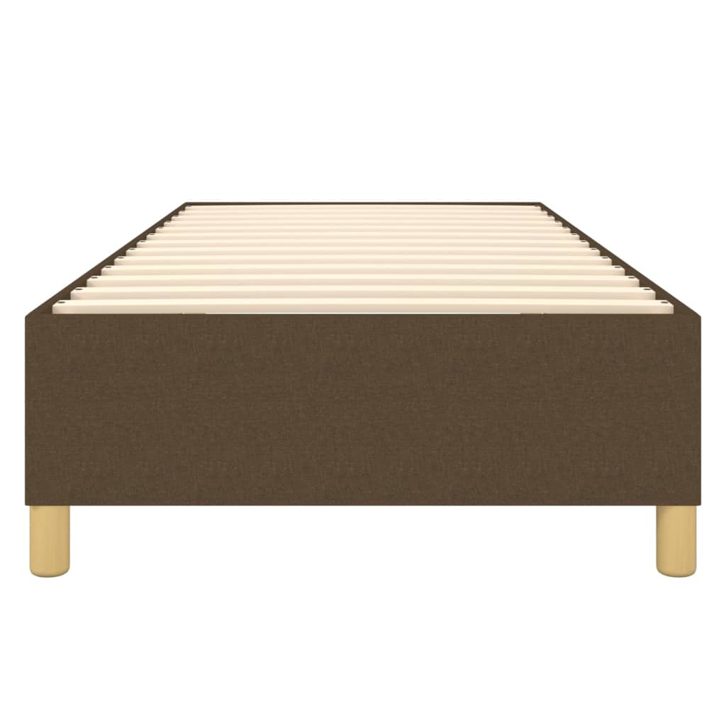Boxspring bed 90x190 cm stof donkerbruin is nu te koop bij PeponiXL, paradijselijk wonen!