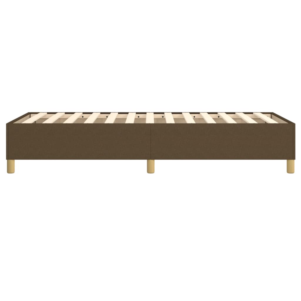 Boxspring bed 90x190 cm stof donkerbruin is nu te koop bij PeponiXL, paradijselijk wonen!