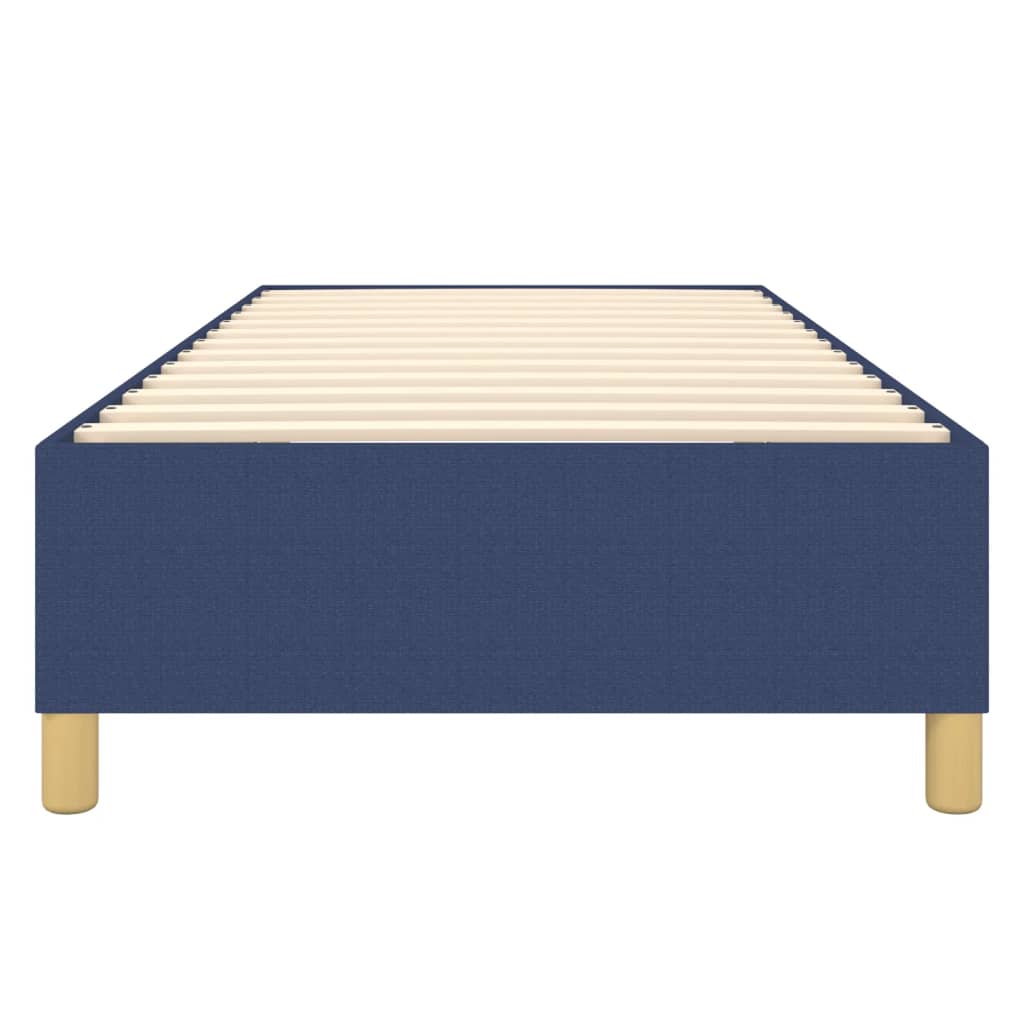 Boxspring bed 90x190 cm stof blauw is nu te koop bij PeponiXL, paradijselijk wonen!