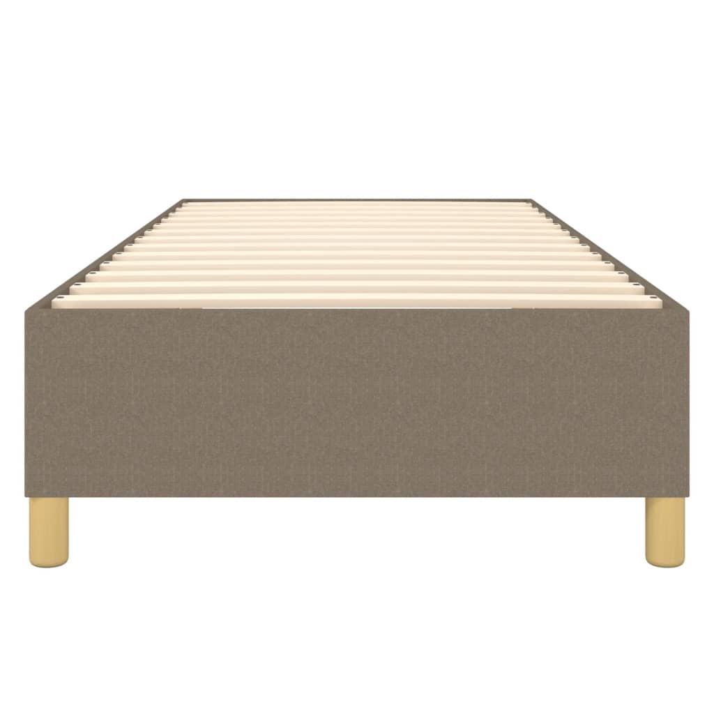 Boxspring bed 100x200 cm stof taupe is nu te koop bij PeponiXL, paradijselijk wonen!