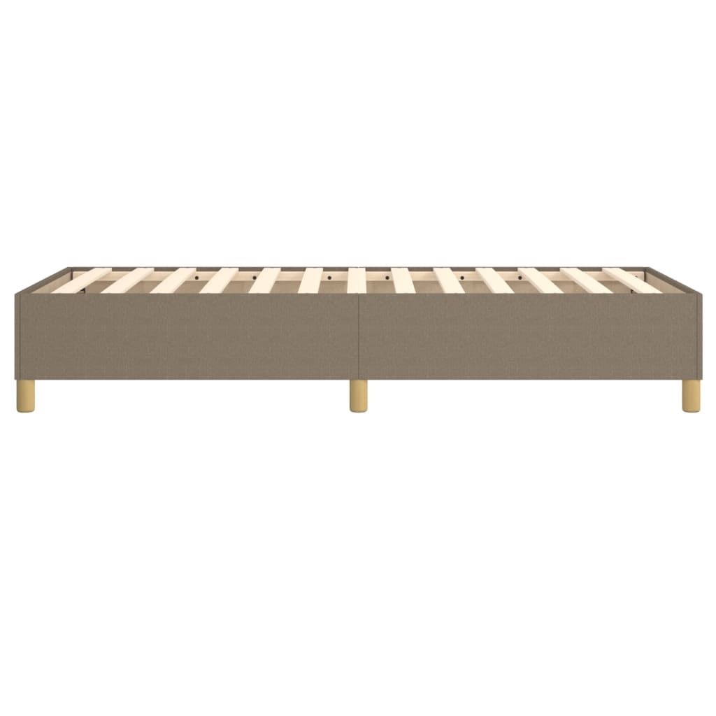 Boxspring bed 100x200 cm stof taupe is nu te koop bij PeponiXL, paradijselijk wonen!