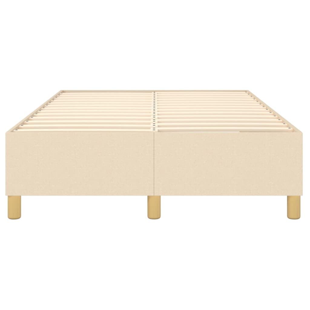 Boxspring bed 120x200 cm stof crèmekleurig is nu te koop bij PeponiXL, paradijselijk wonen!
