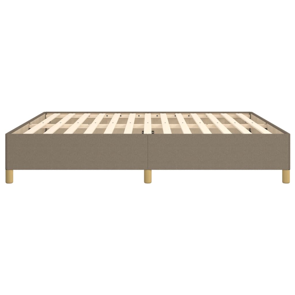 Boxspring bed stof taupe 160x200 cm is nu te koop bij PeponiXL, paradijselijk wonen!