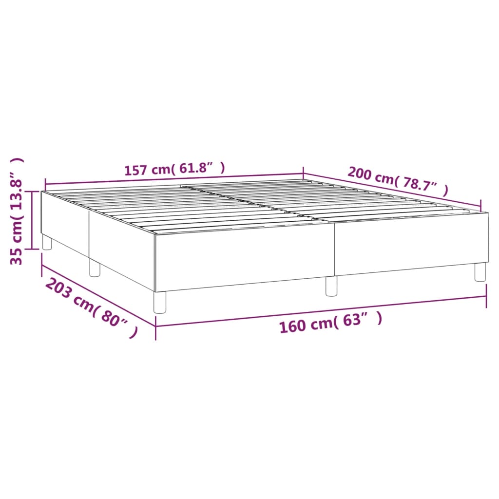 Boxspring bed stof taupe 160x200 cm is nu te koop bij PeponiXL, paradijselijk wonen!