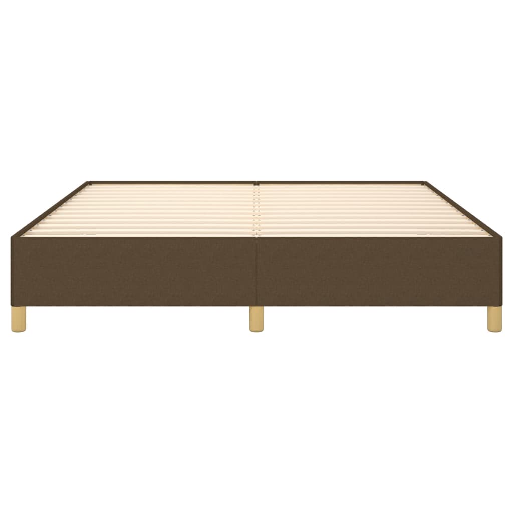 Boxspring bed stof donkerbruin 180x200 cm is nu te koop bij PeponiXL, paradijselijk wonen!