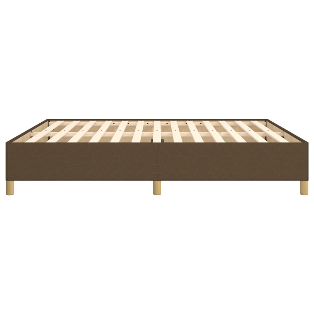 Boxspring bed stof donkerbruin 180x200 cm is nu te koop bij PeponiXL, paradijselijk wonen!